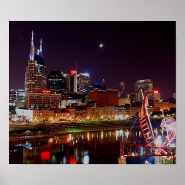 Póster Nashville Skyline (Frente)