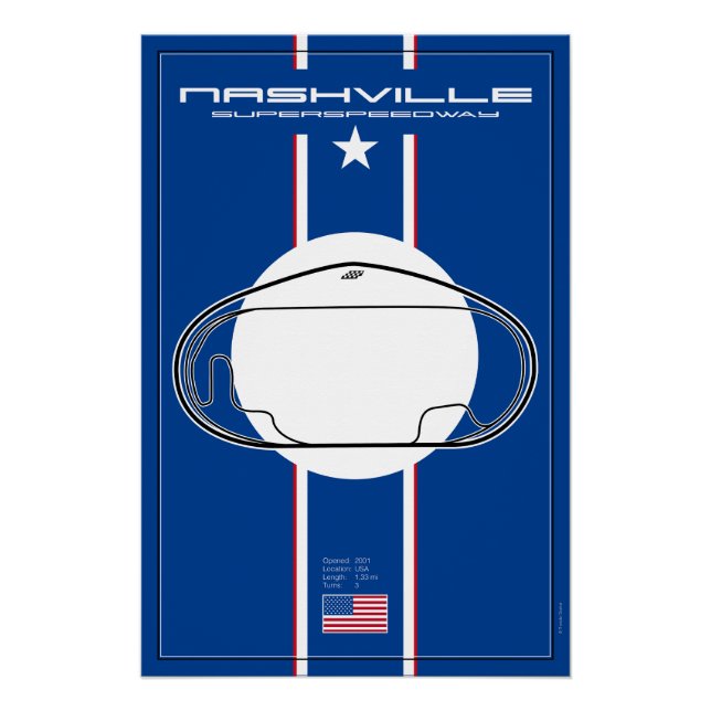 Póster Nashville Superspeedway (Anverso)