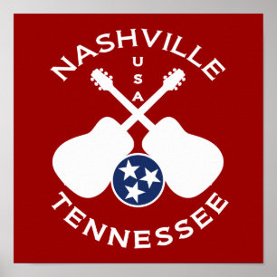 Póster Nashville, Tennessee EE. UU.