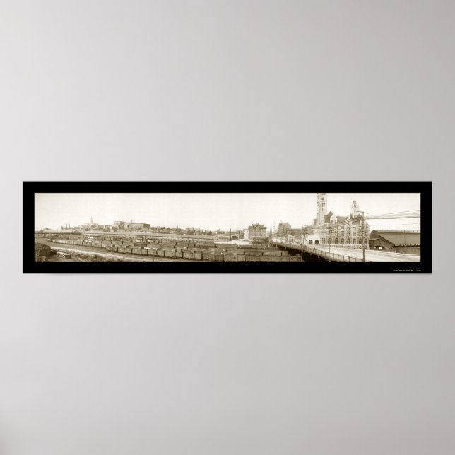 Póster Nashville, TN Railroad Photo 1905 (Frente)