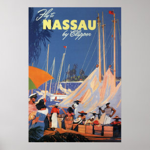 Póster Nassau Bahamas