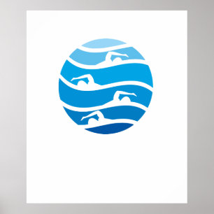 Póster natación