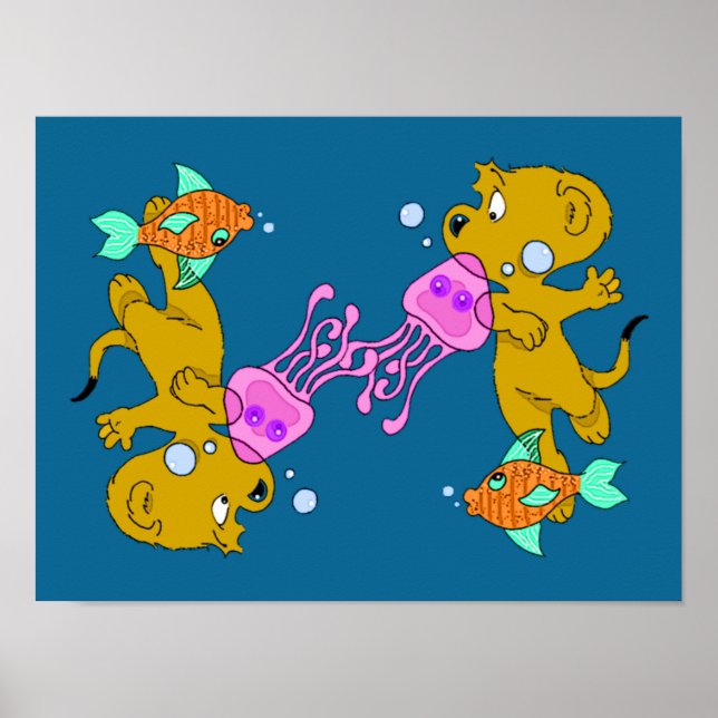 Póster Natación de Ferald (Frente)