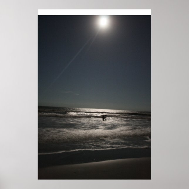 Póster Natación nocturna (Frente)