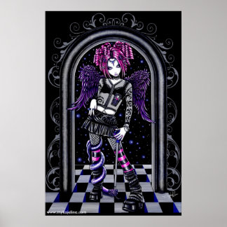 Póster Natasha Gótico Tattoo Angel Poster