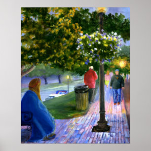 Póster Natchitoches, Luisiana en el desfile del Mardi Gra