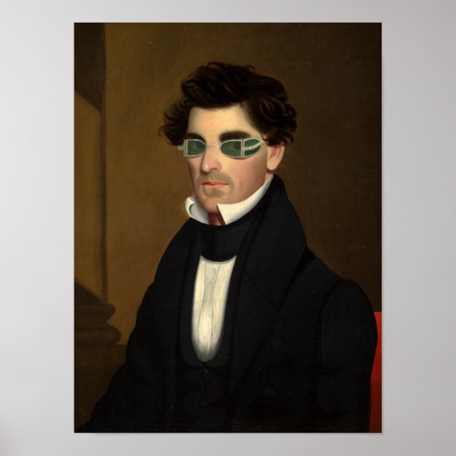 Póster Nathaniel Olds, 1837 por Jeptha Homer Wade (Frente)