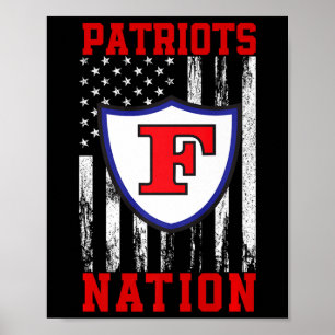 Póster Nation Hs, logo de Freedom Patriots