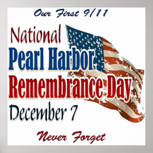 Póster National Pearl Harbor Day