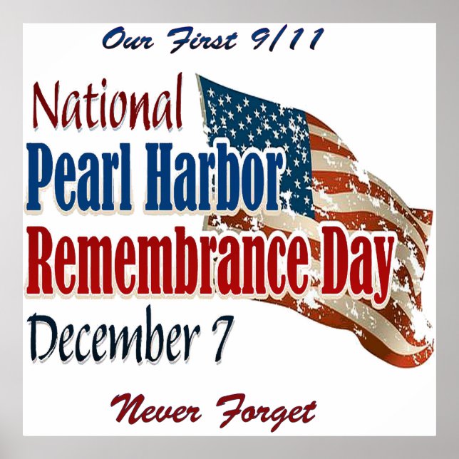 Póster National Pearl Harbor Day (Frente)