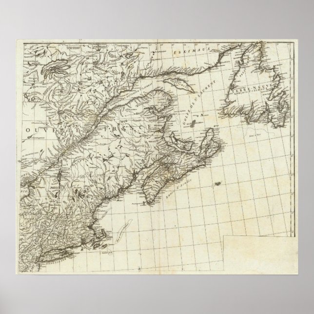 Póster Native American Villages in Canada (Frente)