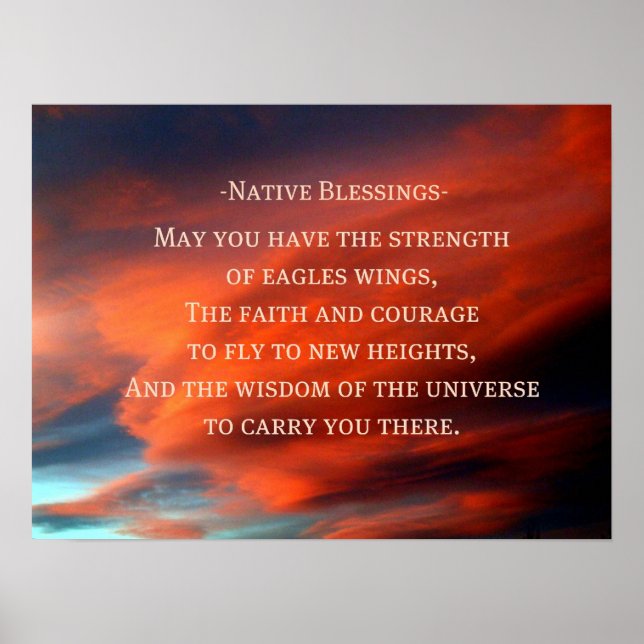 Póster Native Blessings (Frente)