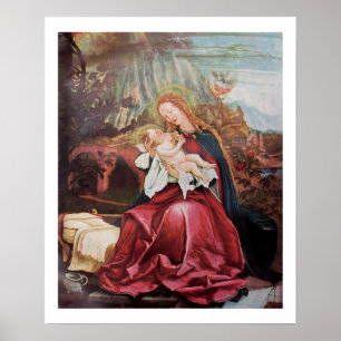 PÓSTER NATIVIDAD CON ÁNGELES - MAGIA DE NAVIDADES