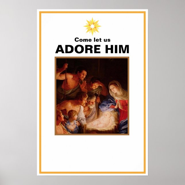 Póster Natividad de los navidades (Frente)