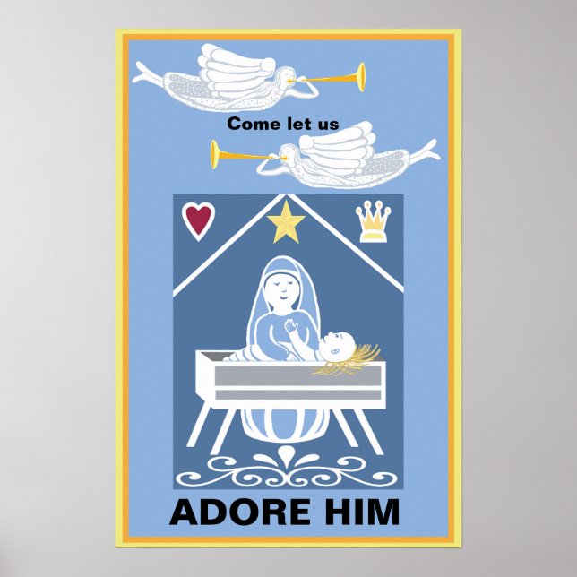 Póster Natividad de los navidades (Frente)