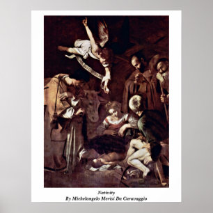 Póster Natividad de Miguel Ángel Merisi DA Caravaggio