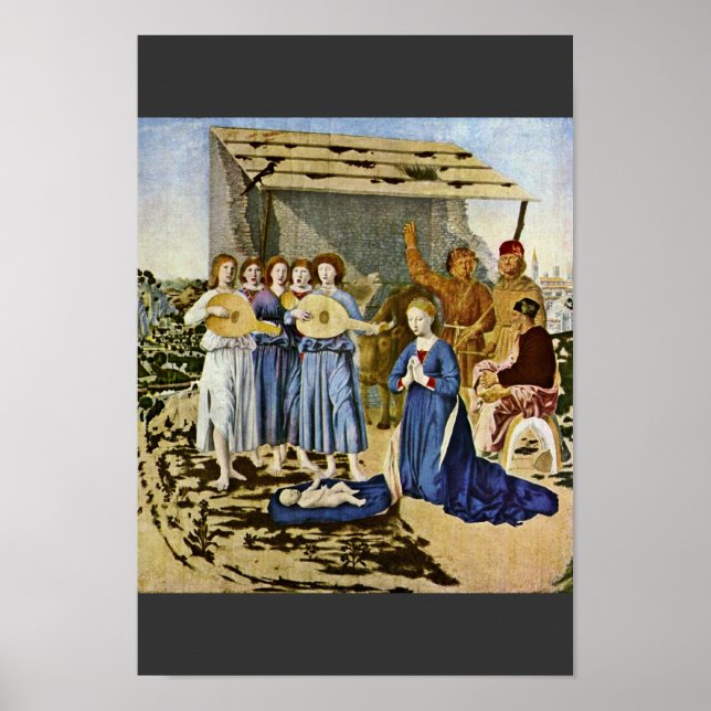 Póster Natividad De Piero Della Francesca (Mejor Calidad) (Frente)