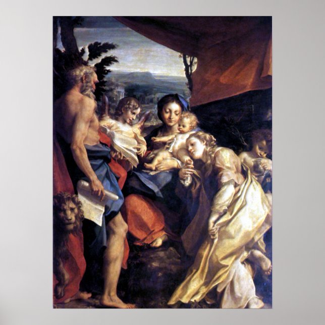 Póster Natividad - El día - Correggio - Renacimiento (Frente)