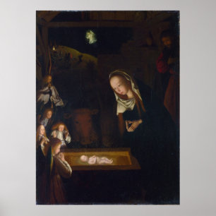 Póster Natividad Geburt Christi de Geertgen tot Sint Jans
