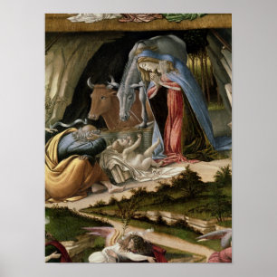 Póster Natividad mística, 1500