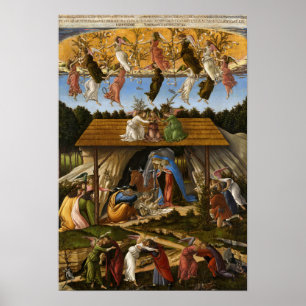 Póster Natividad mística, 1500 por Sandro Botticelli