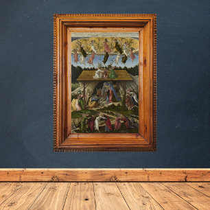 Póster Natividad mística de Sandro Botticelli Navidades