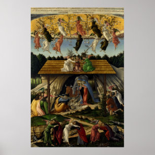Póster NATIVIDAD MÍSTICA por Sandro Botticelli ,Navidad