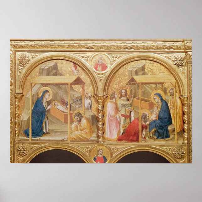 Póster Natividad y la adoración del Magi (Frente)