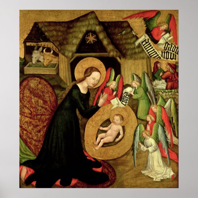 Póster Nativity, c.1425 (Frente)