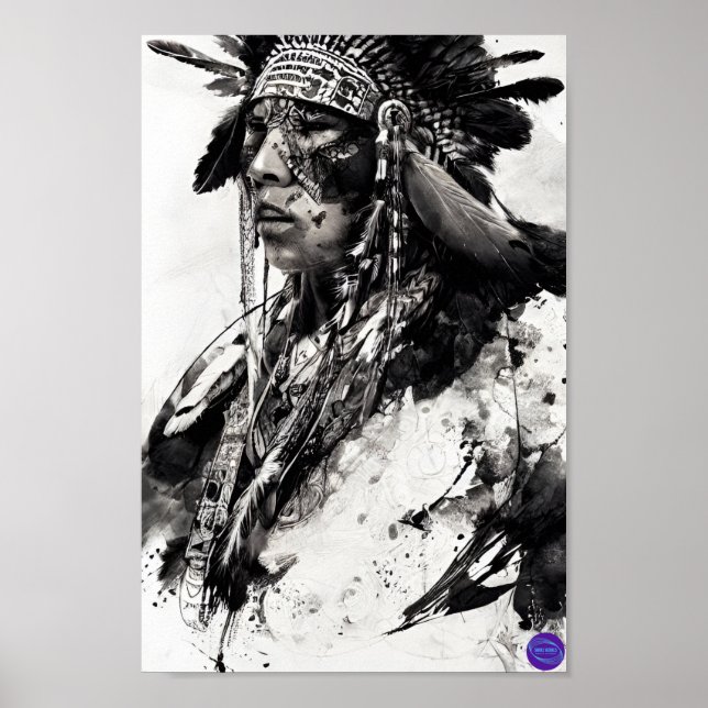 PÓSTER NATIVO AMERICANO 3 (Frente)