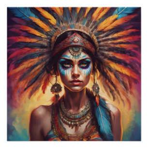 Póster Nativo americano no 7