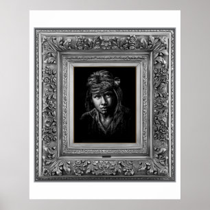 Póster Nativo indígena americano.