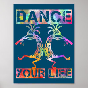 Póster Nativos Americanos Kokopelli - Baila Tu Vida 3