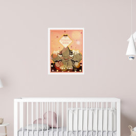 Póster Natosha, el Rótulo del muro de hélice del elefante