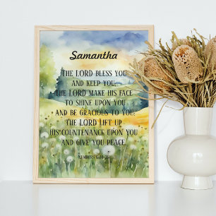 Póster Naturaleza acuática de las Escrituras de Bendición