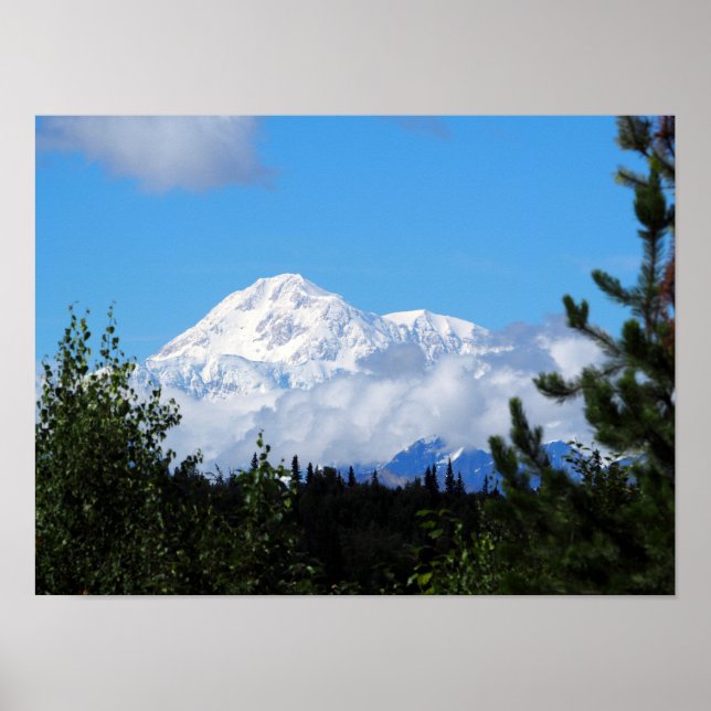 Póster Naturaleza Alaska Denali Foto (Frente)