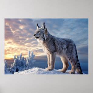 Póster Naturaleza animal Lynx Majestuosidad