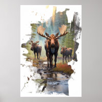 *~* Naturaleza AP49 MOOSE Artsy Forest Cottage