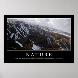 Póster Naturaleza: Cita inspiradora