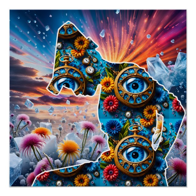 Póster Naturaleza con tiempo (Anverso)