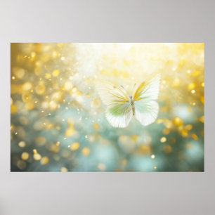 Póster Naturaleza de la flor de mariposa Serene Tranquilo