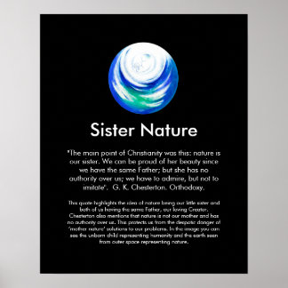 Póster Naturaleza de la hermana