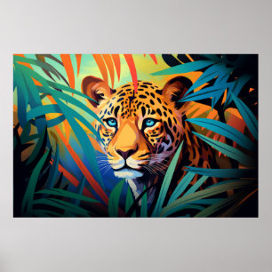 Póster Naturaleza de la jungla de animales