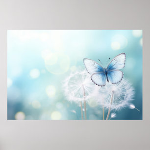 Póster Naturaleza de los bosques de mariposa Serene Tranq