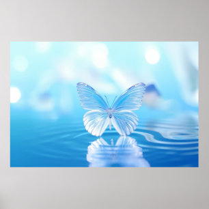 Póster Naturaleza de los bosques de mariposa Serene Tranq