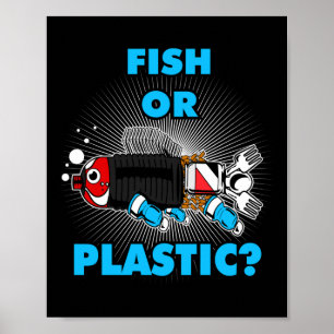 Póster Naturaleza De Protección Ambiental De Pescado O Pl