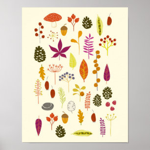Póster Naturaleza del bosque
