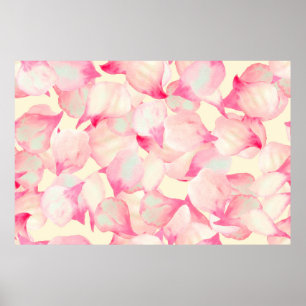 Póster Naturaleza del florecimiento rosa. Naturaleza de c