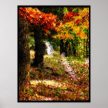Naturaleza en el Poster Cross Stitch