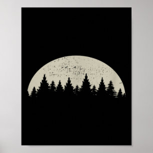 Póster Naturaleza forestal al aire libre protección ambie